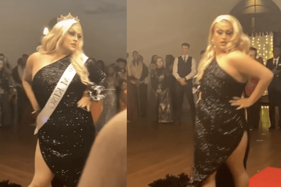 18enne in drag incoronato Re al ballo del liceo, il video è virale