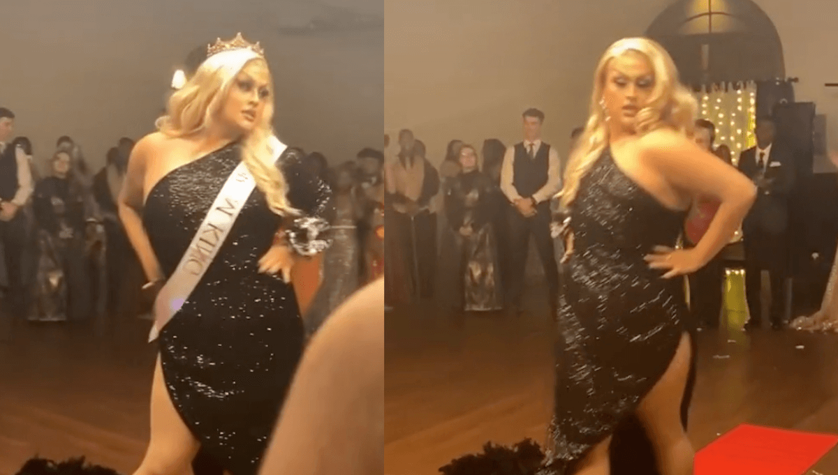 18enne in drag incoronato Re al ballo del liceo, il video è virale