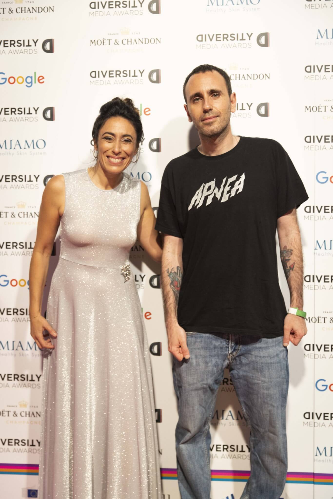 Diversity Media Awards 2022 Francesca Vecchioni e Zerocalcare