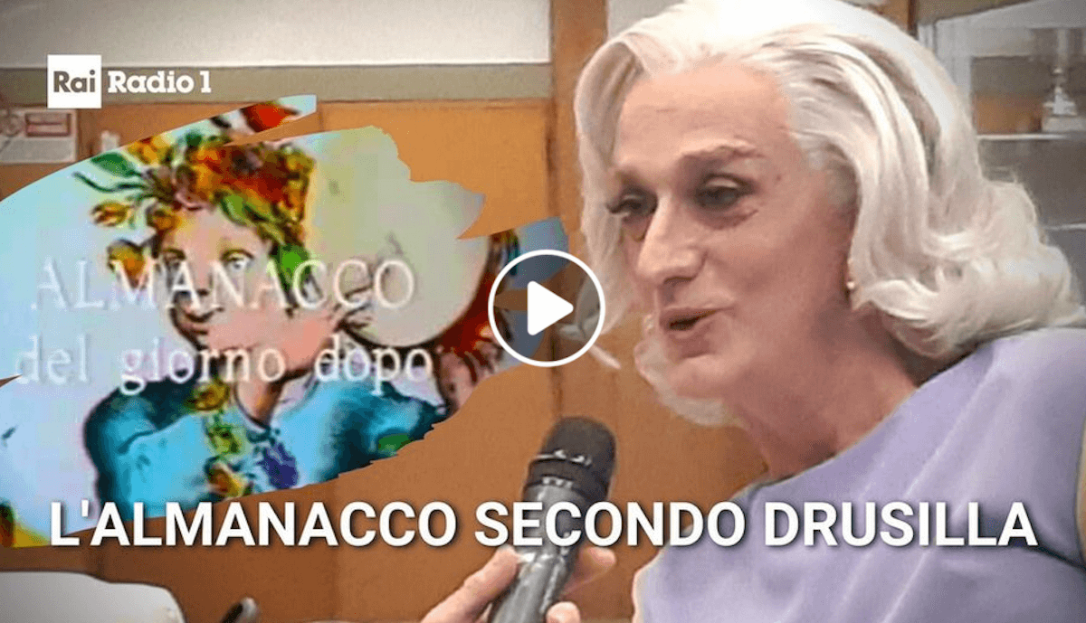 Drusilla Foer dal 6 giugno su Rai2 con L’Almanacco del Giorno Dopo – VIDEO