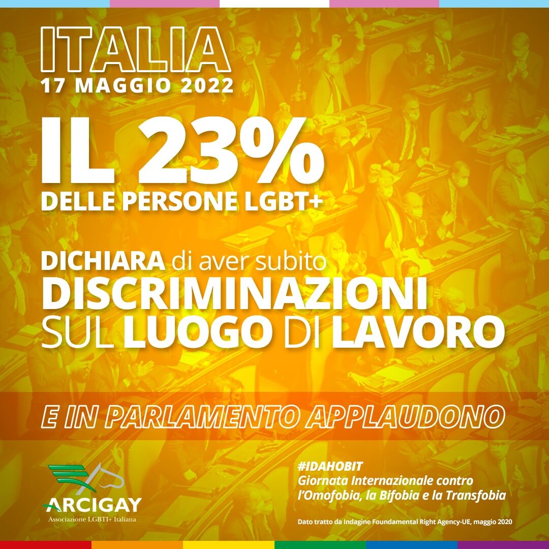 Giornata contro l'Omotransfobia, i numeri di un'emergenza: "E in Parlamento applaudono" - Giornata contro lOmotransfobia 5 - Gay.it