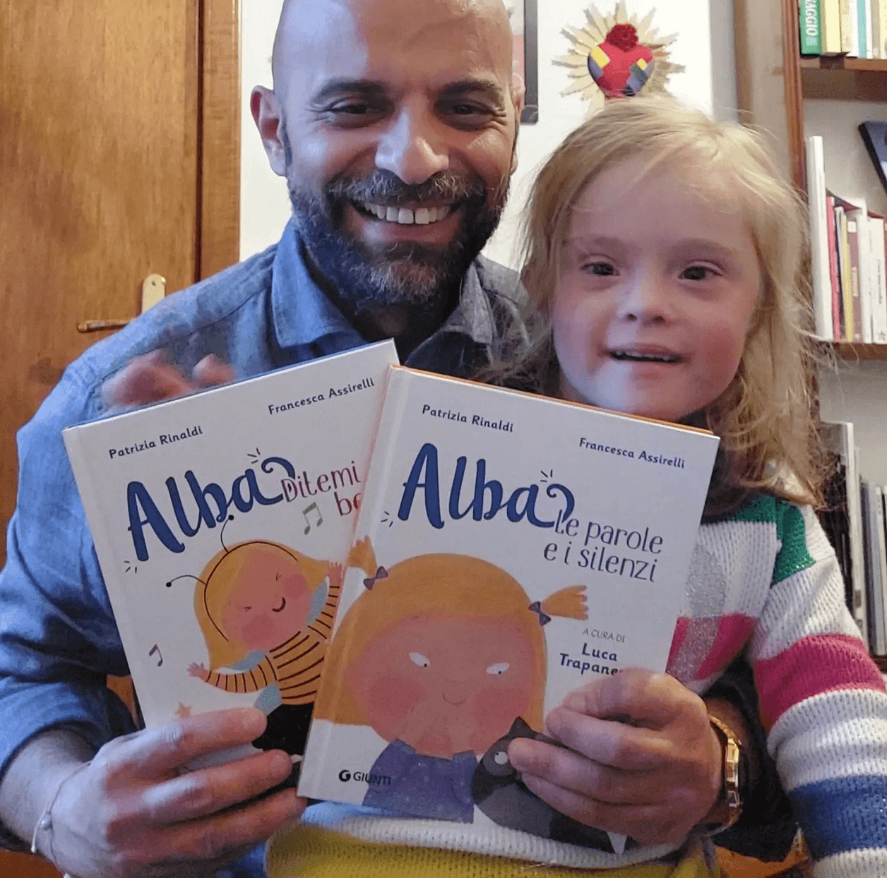 "È malata e brutta". Offese ad Alba, figlia di Luca Trapanese - Luca e Alba - Gay.it