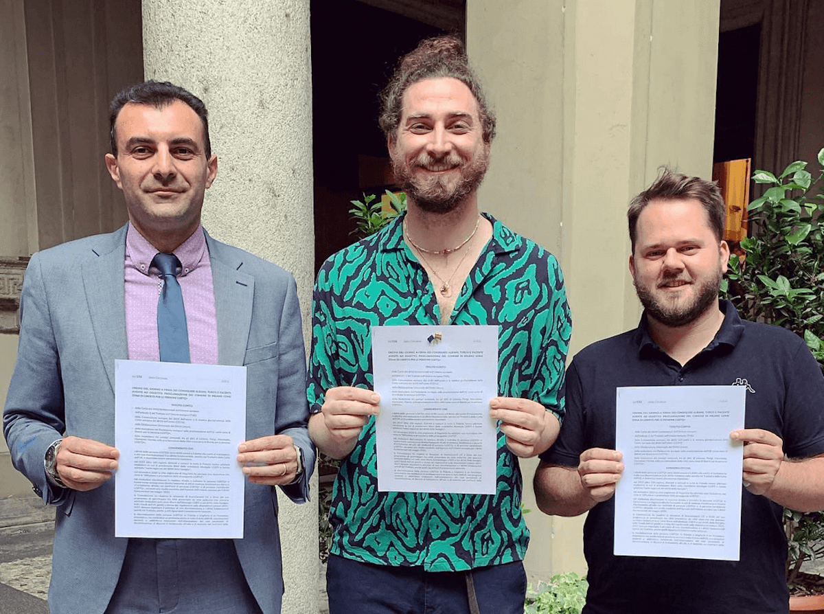 Milano proclamata Zona di Libertà LGBTQ+ e prima città d'Italia con un Registro di Genere per le persone trans* - Milano Zona di Libertà per le persone LGBTQ - Gay.it