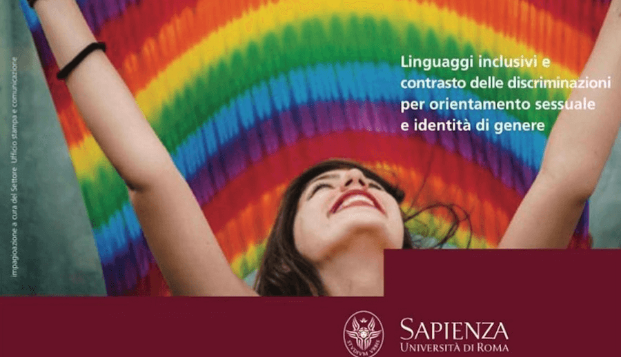 Sapienza contro l'omotransfobia, incontro dedicato all'uso del linguaggio come strumento di discriminazione - Sapienza contro lomotransfobia - Gay.it