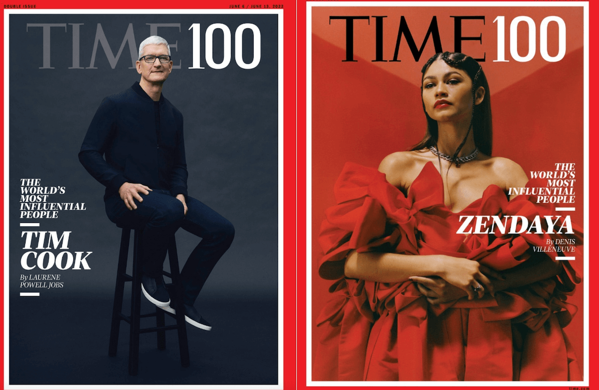 Time 100, Ariana DeBose, Tim Cook, Zendaya e Megan Rapinoe tra le 100 persone più influenti del 2022