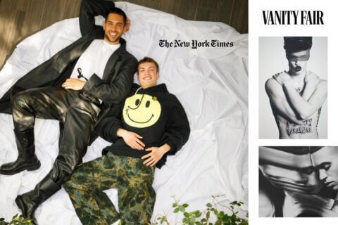 Mahmood e Blanco "volto del progresso italiano" per il New York Times - La mostra di Vanity Fair - blancomahmoodnewyorktimes - Gay.it