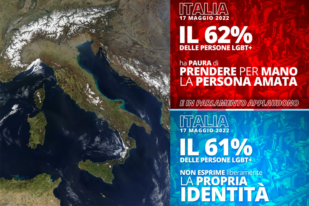 Arcigay: in Italia omofobia, bifobia, transfobia e afobia dilagano nell’ombra
