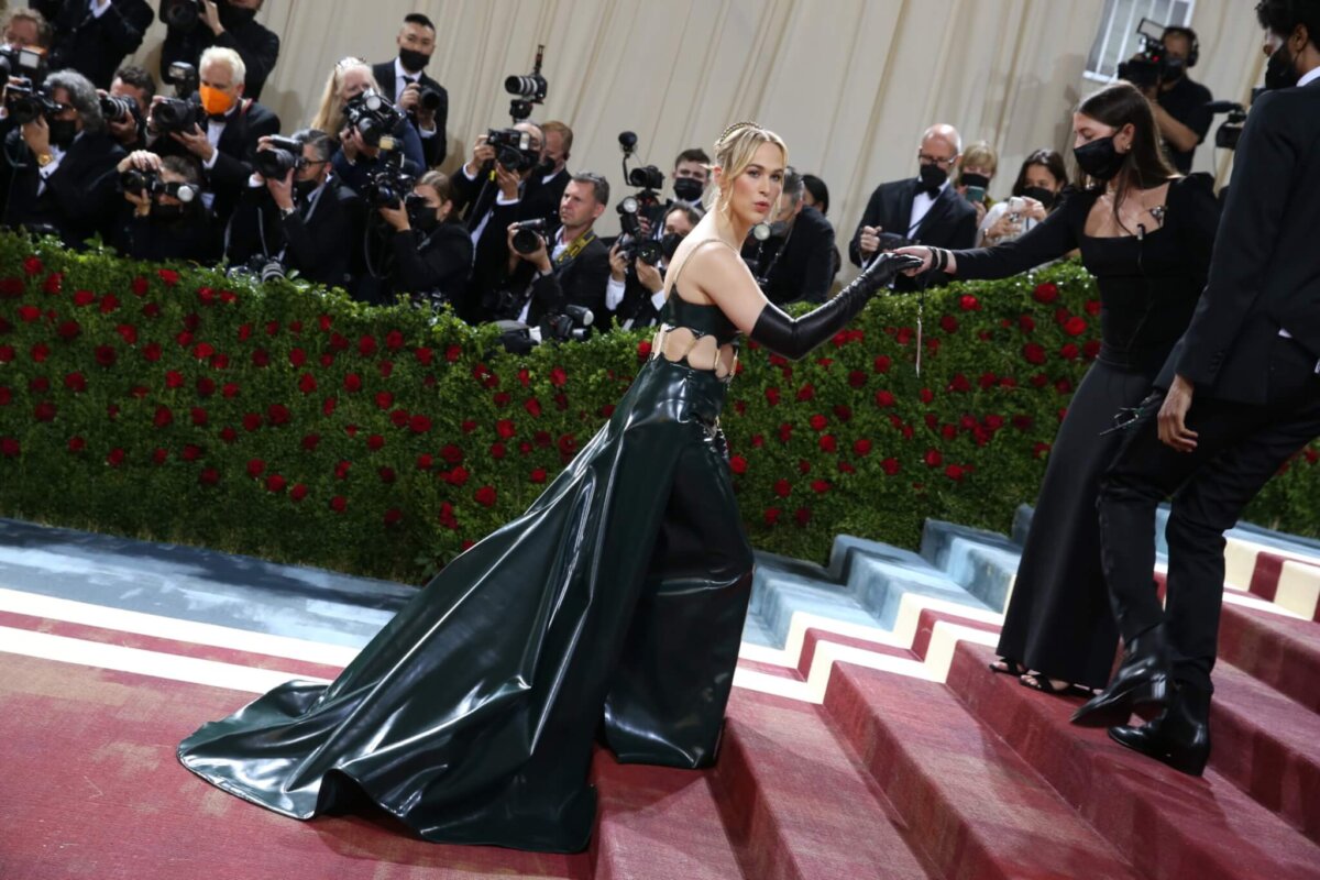 Tommy Dorfman at The 2022 Met Gala celebrating In America: An Anthology of Fashion held at the The Metropolitan Museum of Art on May 2, 2022 in New York City. (CREDIT:LEXIE MORELAND FOR WWD)