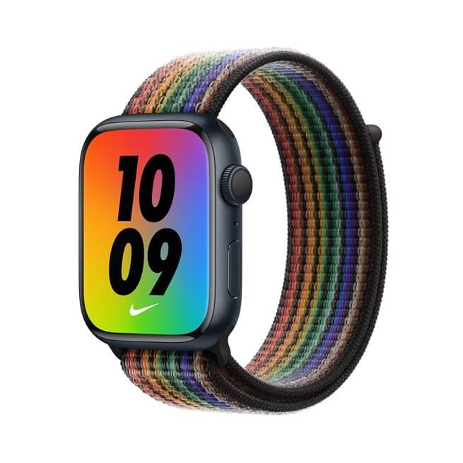 Apple Watch, arriva la nuova collezione Pride 2022 - pride edition nike sport loop 1 - Gay.it