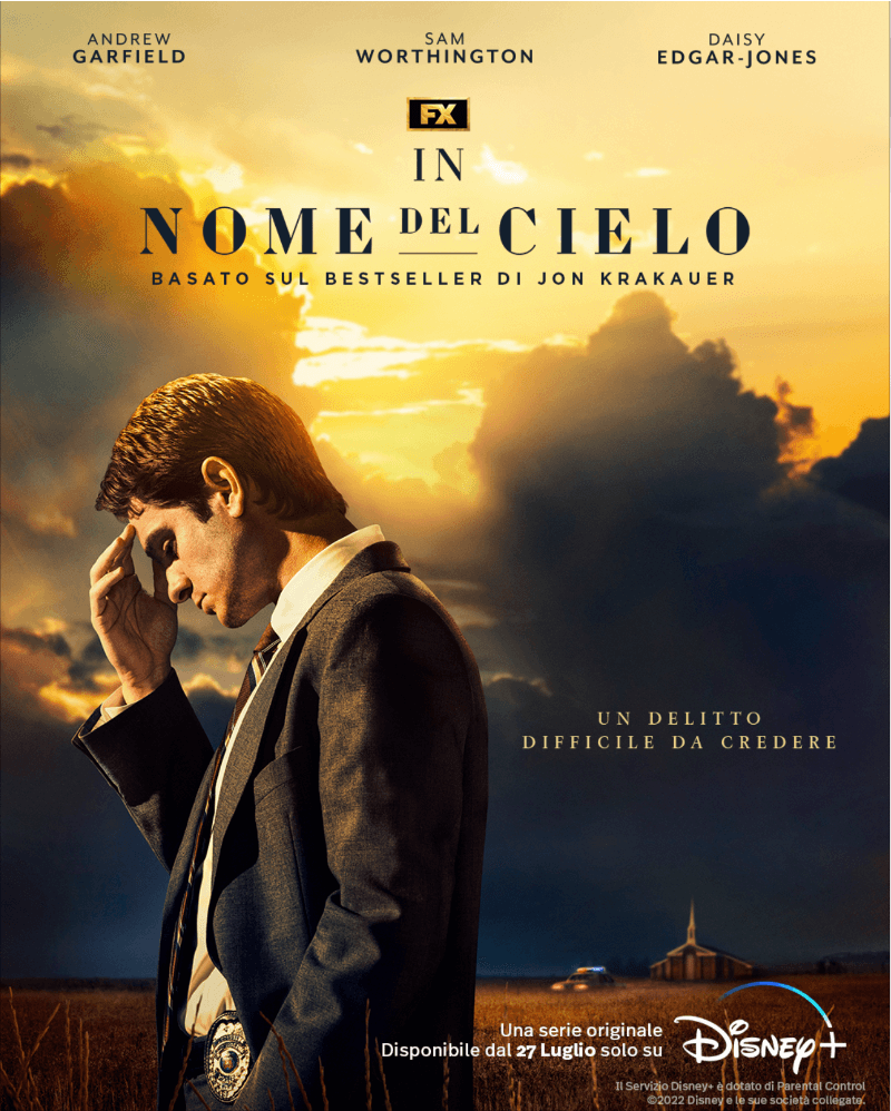 In nome del cielo, trailer italiano della serie crime ideata da Dustin Lance Black con Andrew Garfield - In nome del cielo poster - Gay.it