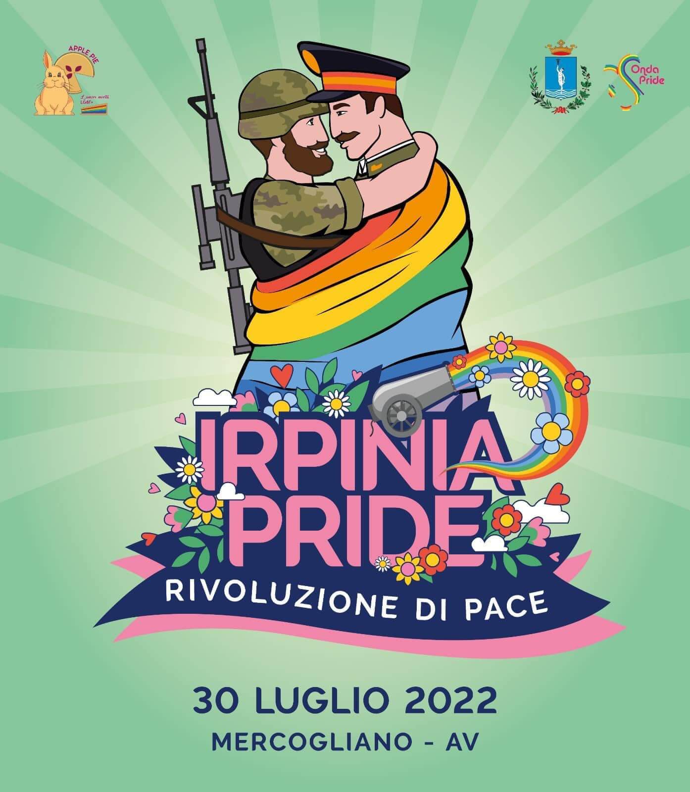 Mercogliano Irpinia Pride 2022 sabato 30 luglio - Irpinia Pride - Gay.it
