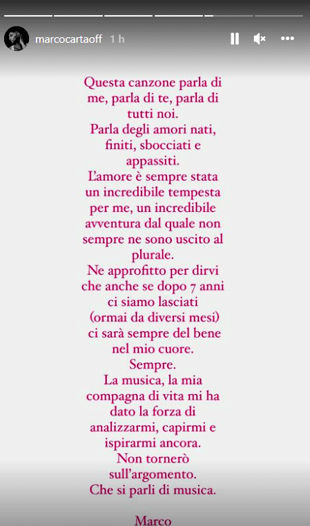 Marco Carta è tornato single, dopo 7 anni d'amore è finita con Sirio - Marco Carta 3 - Gay.it