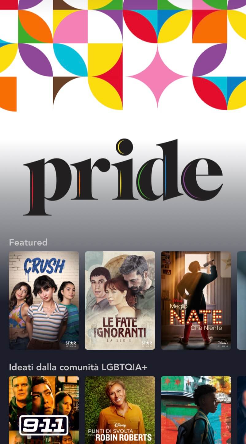 Disney+ festeggia il Pride Month con una sezione speciale dedicata a film e serie LGBTQI+ - Pride Disney Plus 2 - Gay.it