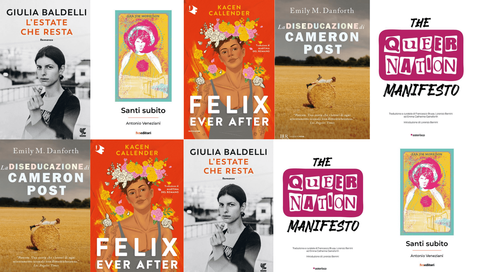 Libri: le cinque novità LGBTQ+ da leggere quest’estate
