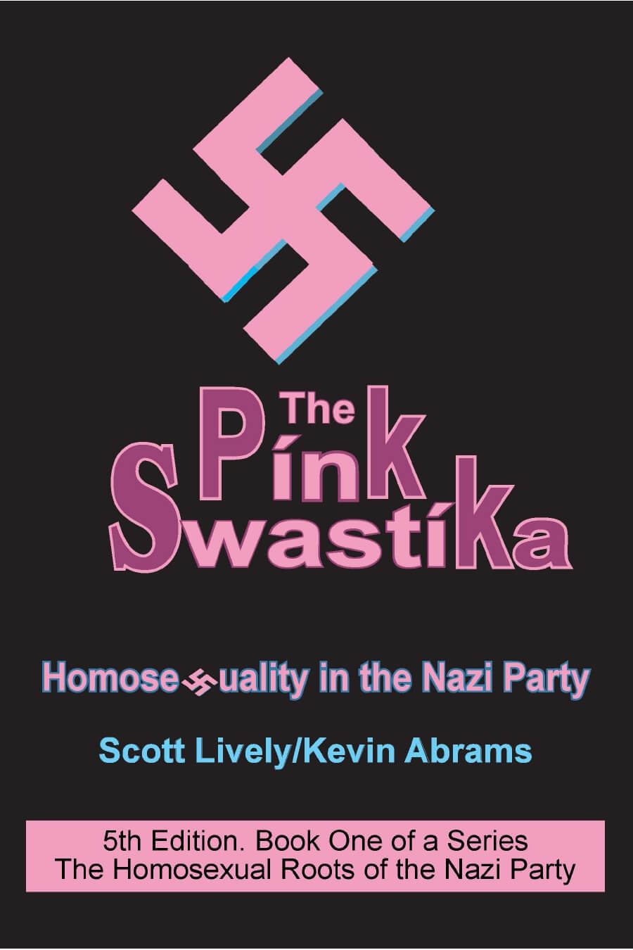 4 teorie del complotto divertentissime sulla comunità LGBTQ+ - The Pink Swastika cover 5th ed - Gay.it