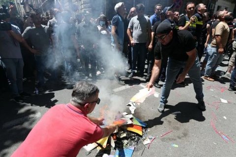 5 tra i Pride più pericolosi al mondo (spoiler: uno è in Europa) - georgia pride - Gay.it