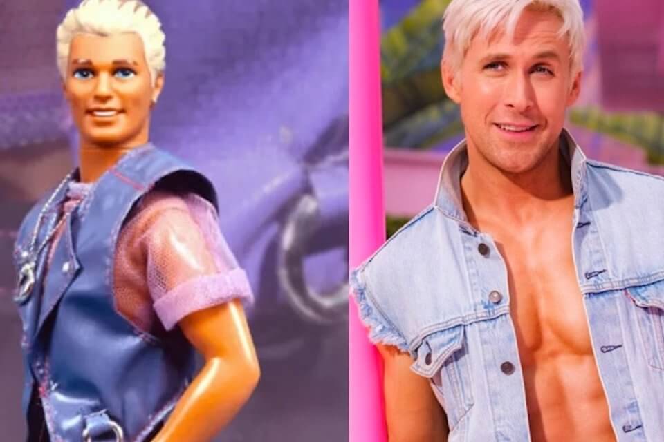 Ryan Gosling è Ken nel live-action di Barbie, la prima foto ufficiale che ricorda il mitico “Ken gay” del 1992 - ken gay barbie - Gay.it