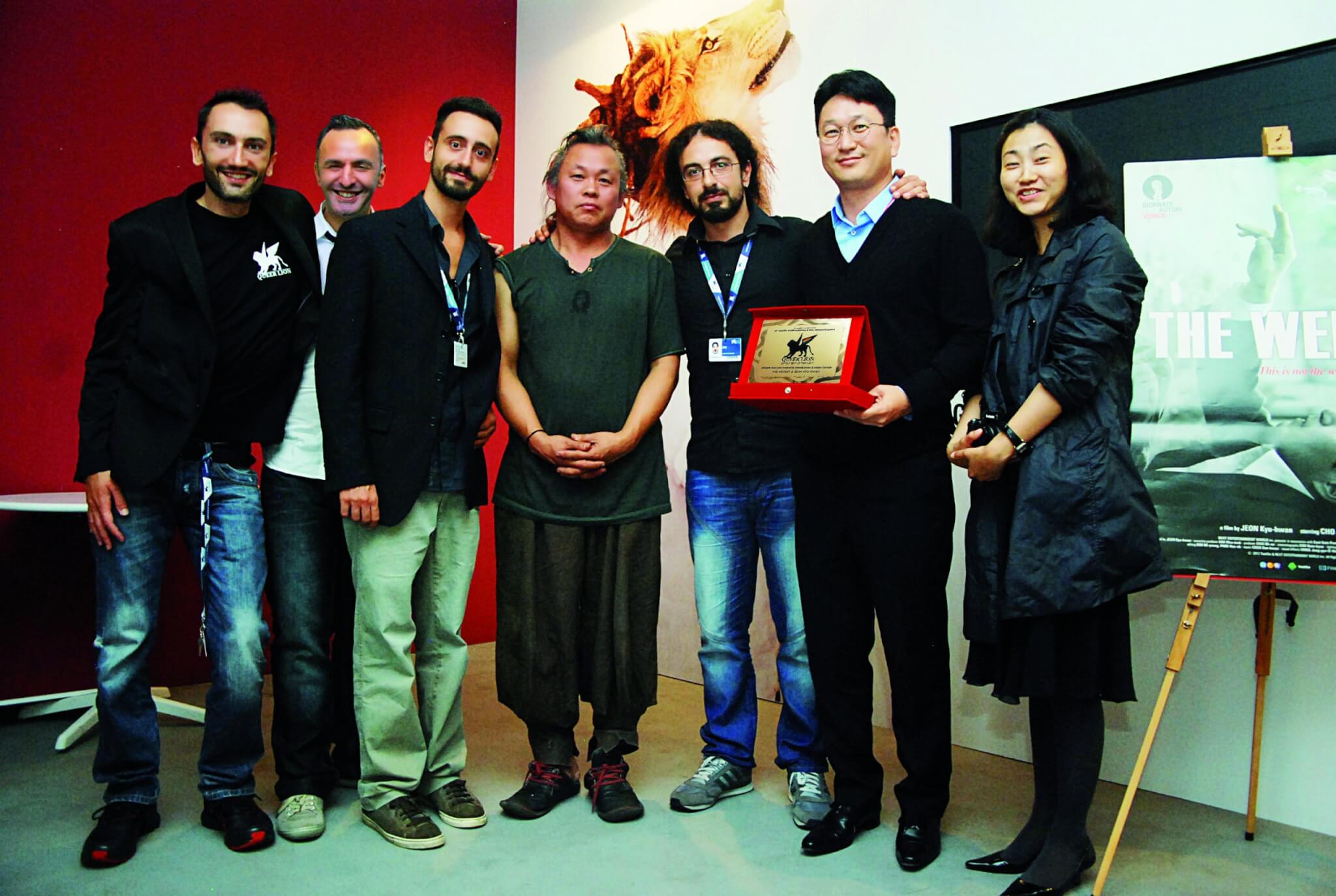 Queer Lion 2022, intervista al creatore Daniel N. Casagrande: "Venezia 2022 sarà molto Queer - 2012 Casagrande Botrugno Coluccini Kim Ki duk Jeon Kyu hwan scaled - Gay.it