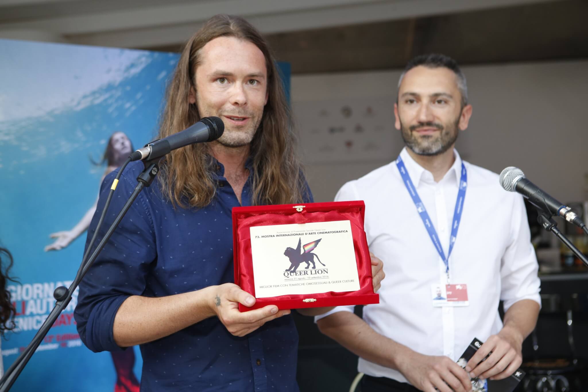 Queer Lion 2022, intervista al creatore Daniel N. Casagrande: "Venezia 2022 sarà molto Queer - 2016 Gudmundur Arnar Gudmundsson Casagrande scaled - Gay.it