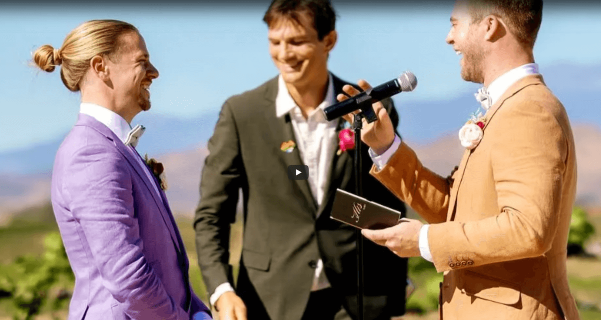Ashton Kutcher ha officiato il matrimonio degli Youtuber PK e Mike – il video
