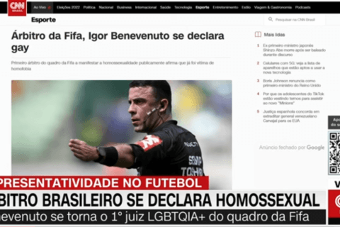 Igor Benevenuto primo arbitro FIFA a fare coming out: "Ci sono molti gay nel calcio. Noi esistiamo" - Igor Benevenuto - Gay.it