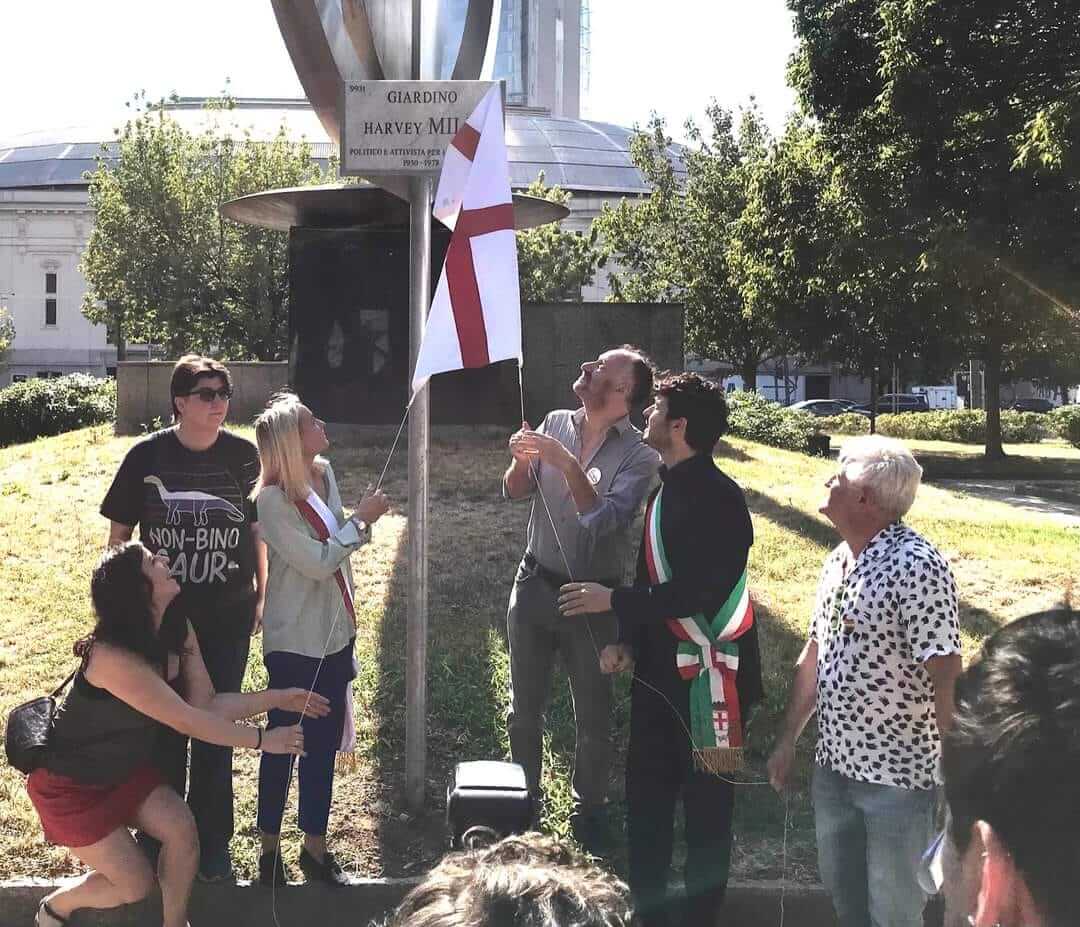 Milano Pride 2022, inaugurato il giardino Harvey Milk - Milano giardini Harvey Milk 2 - Gay.it