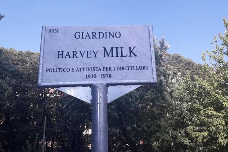 Milano Pride 2022, inaugurato il giardino Harvey Milk - Milano giardini Harvey Milk - Gay.it