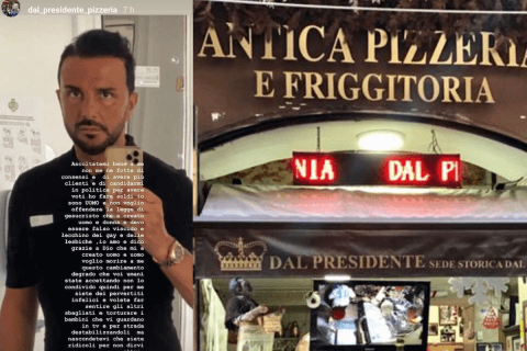Napoli, il titolare della pizzeria "Dal Presidente" incontra le associazioni LGBTQ, chiede scusa e si dice pronto a collaborare con la comunità - Napoli bufera sulla pizzeria omotransfobica - Gay.it