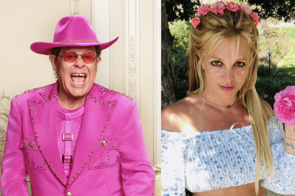 Tini Dancer, Britney Spears duetta con Elton John. Il singolo è in arrivo - Tini Dancer Britney Spears duetta con Elton John - Gay.it