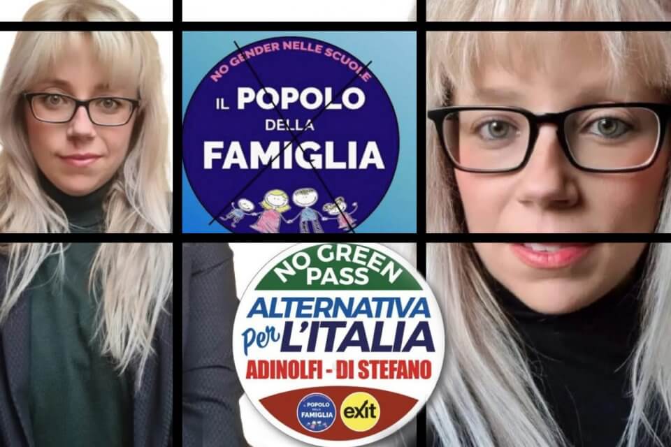 Volontaria Arcigay Cassero candidata con l’estrema destra di Adinolfi e Di Stefano (ex-CasaPound)