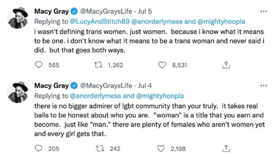 Bette Midler e Macy Gray negano di essere transfobiche (ma le repliche convincono a metà) - macy gray 1 - Gay.it