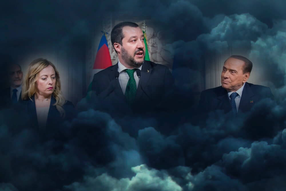 Meloni, Salvini, Berlusconi e le amicizie omotransfobiche della destra italiana