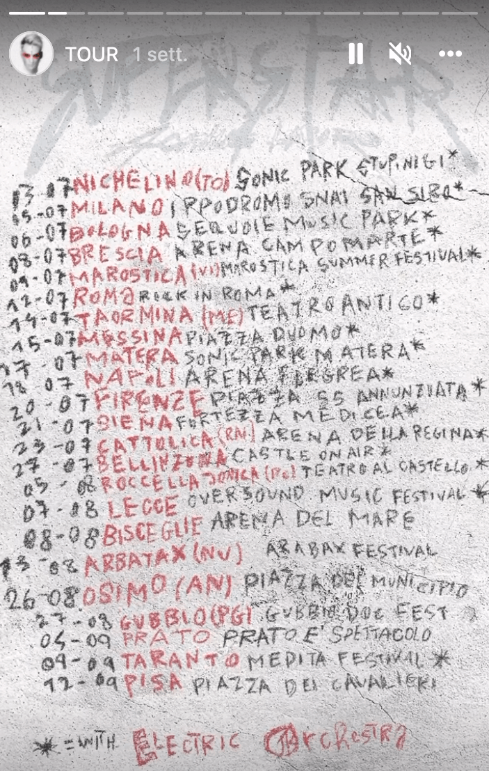 Achille Lauro e il flop all'Eurovision 2022: "Il mio spettacolo era dirompente e aveva tutto al posto giusto" - tour estivo di Achille Lauro 3 - Gay.it