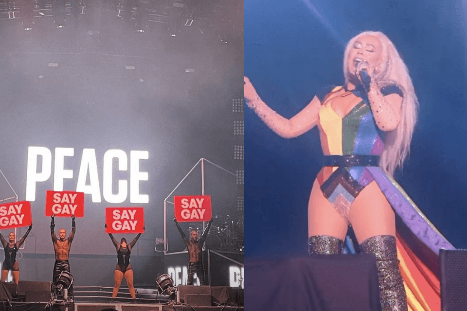 Christina Aguilera show al Brighton Pride 2022 contro la legge omotransfobica "Don't Say Gay" - il VIDEO - Christina Aguilera show al Brighton Pride 2022 - Gay.it