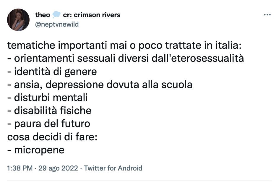 SKAM Italia 5, il micropene di Elia è il tema portante della nuova stagione? L'annuncio in conferenza - video - Schermata 2022 08 29 alle 14.31.56 - Gay.it