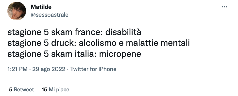 SKAM Italia 5, il micropene di Elia è il tema portante della nuova stagione? L'annuncio in conferenza - video - Schermata 2022 08 29 alle 14.32.14 - Gay.it
