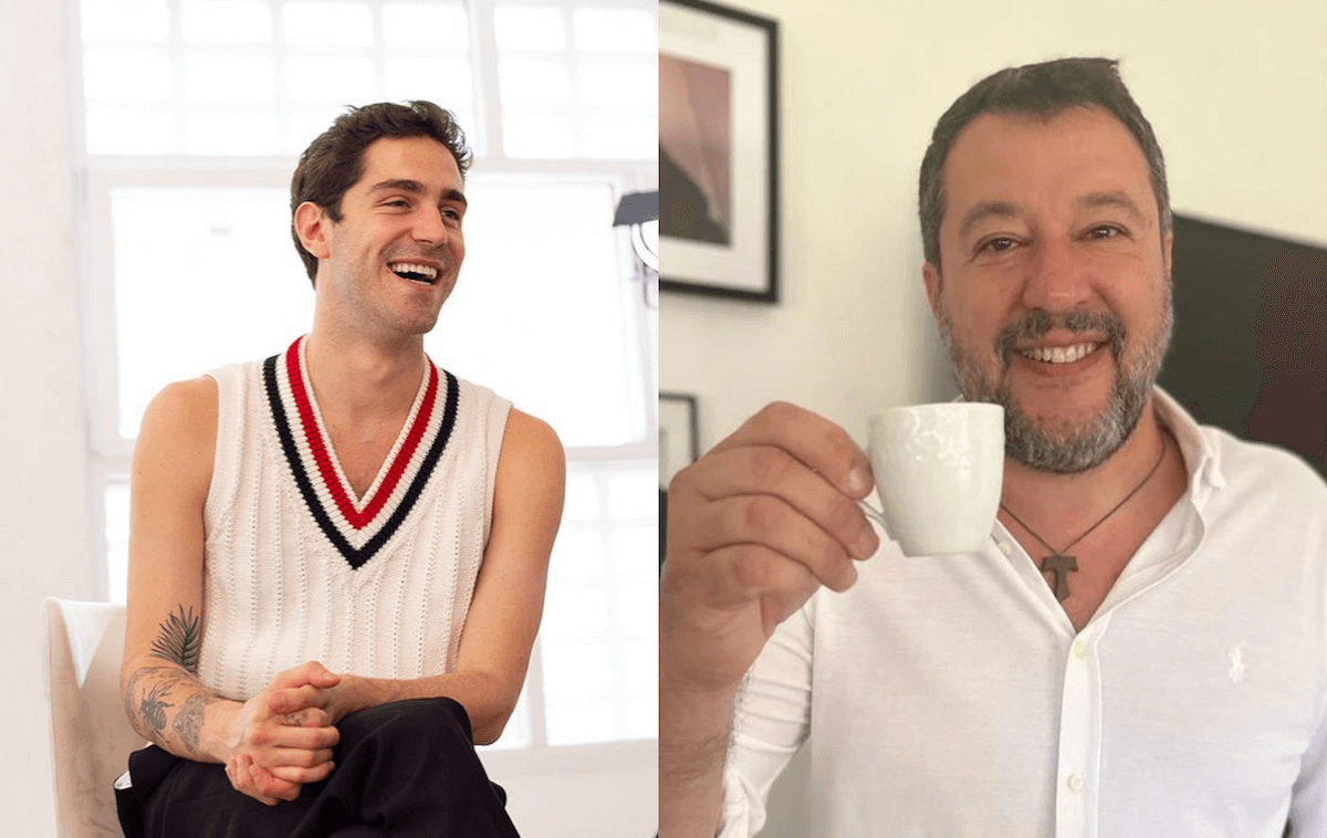 Tommaso Zorzi vs. Matteo Salvini: “Un idiota”. Pioggia di insulti omofobi sul conduttore di Drag Race Italia