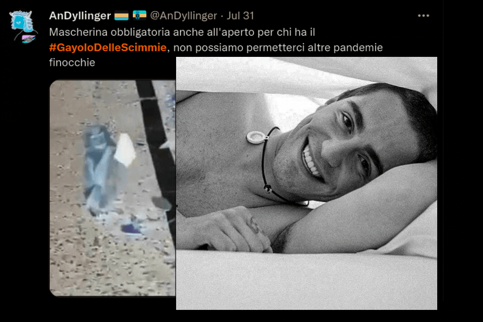 #GayoloDelleScimmie, vile omofobia, Tommaso Zorzi: “Mi vergogno per chi lo ha pensato”