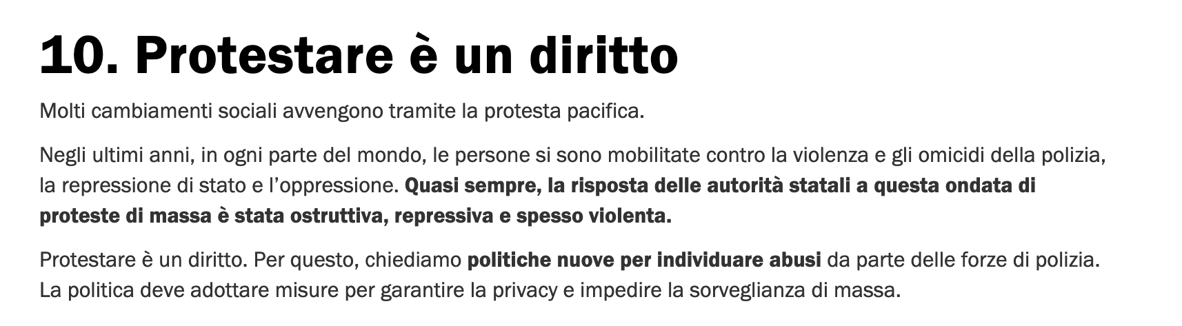 Elezioni 2022, le 10 richieste di Amnesty International: "Sui diritti non si torna indietro" - Amnesty International 10 - Gay.it