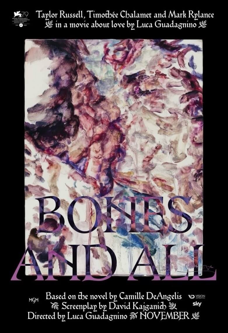 Bones and All, recensione. Fame d'Amore by Luca Guadagnino - Bones and All il poster - Gay.it