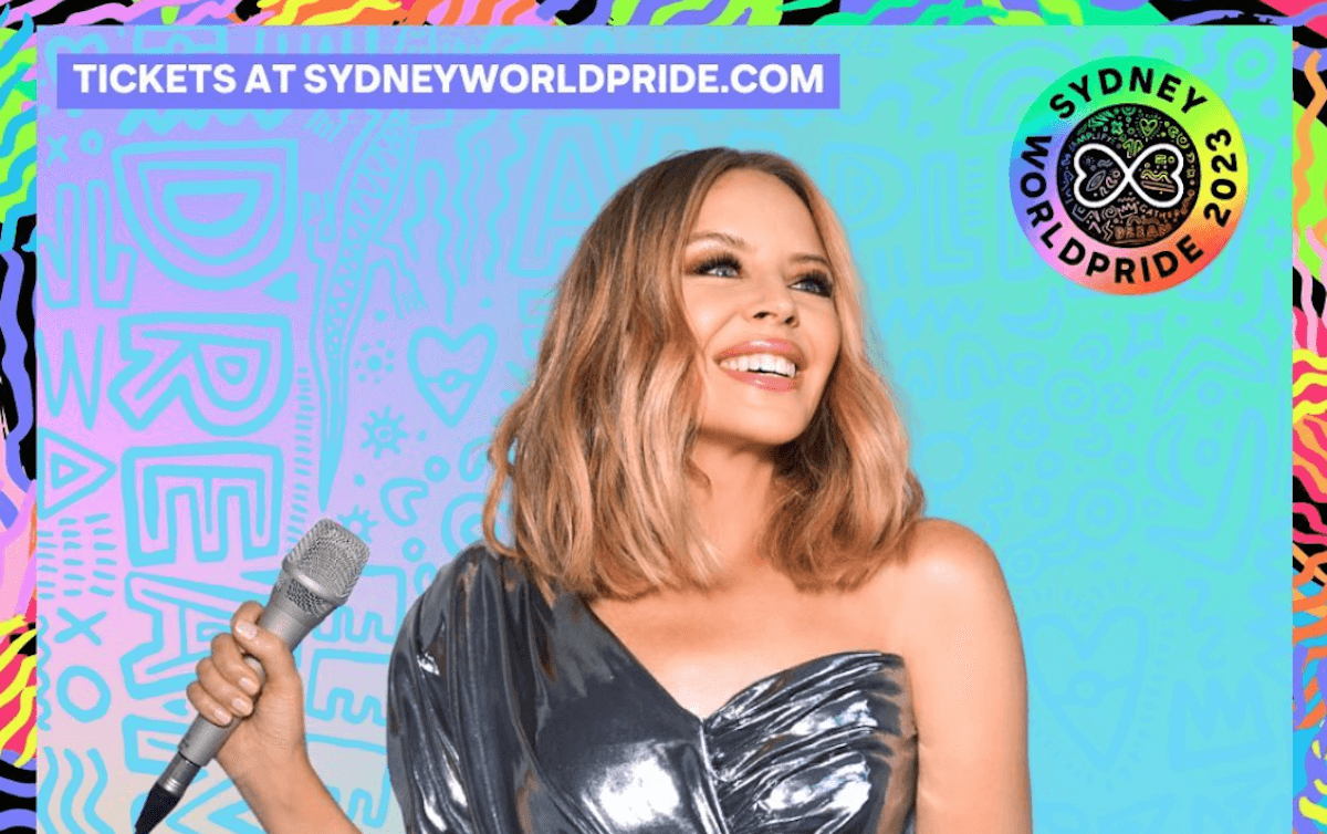 Kylie Minogue in concerto aprirà il WorldPride di Sydney 2023