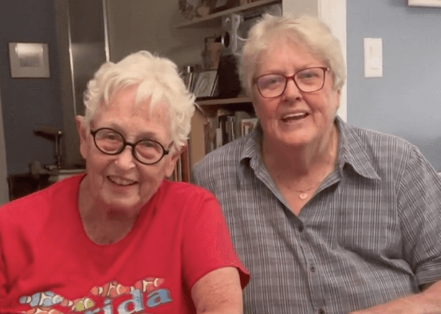 Nonna 84enne si emoziona: "Ho definito Linda "mia moglie" per la prima volta" - VIDEO - Nonna 84enne si emoziona - Gay.it