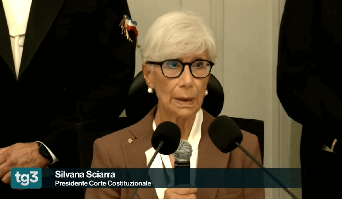 Silvana Sciarra presidente della Corte costituzionale. Sentenziò a favore delle famiglie arcobaleno