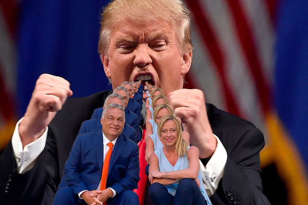 Orbán e Meloni in attesa di Trump: l’alba nera di un Occidente omotransfobico