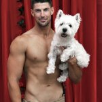 Brenden Purvis & Polo - Australian Firefighters Calendar - DOG Calendar - Thumbnail
