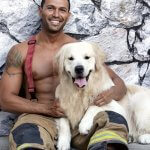 Dennis Fay & Hank - Australian Firefighters Calendar - DOG Calendar - Thumbnail