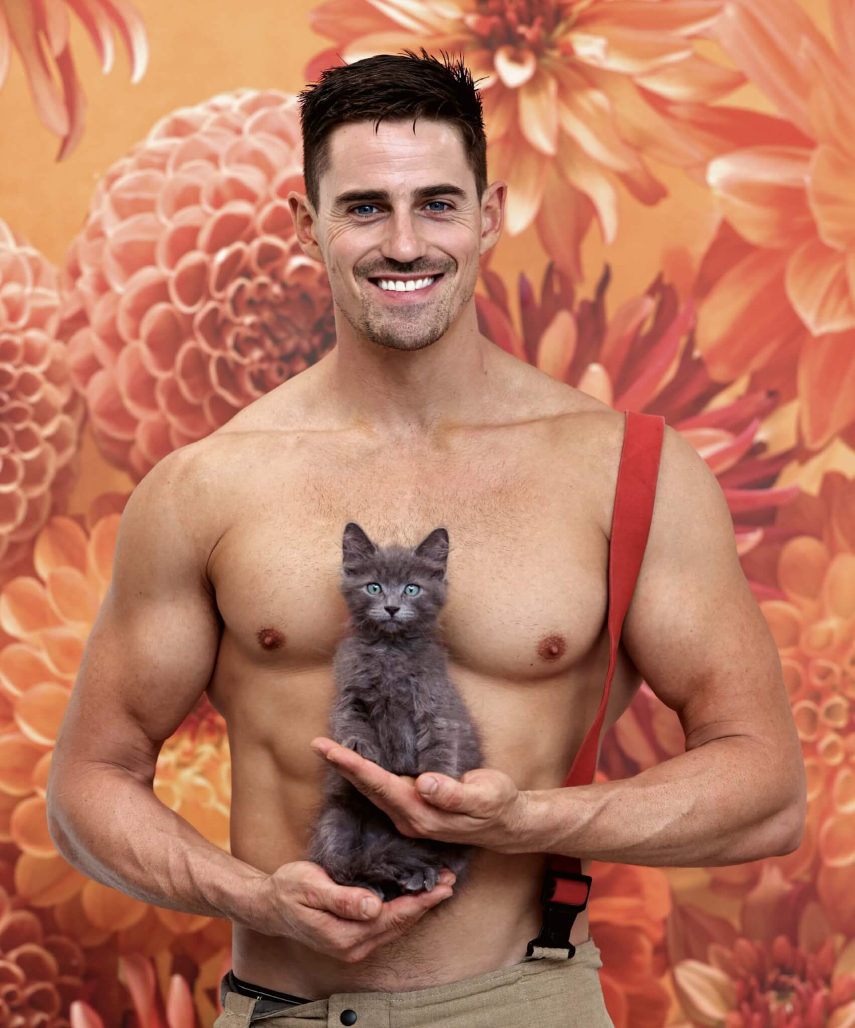 Matt Ross & Thunder - Australian Firefighters Calendar - CAT Calendar