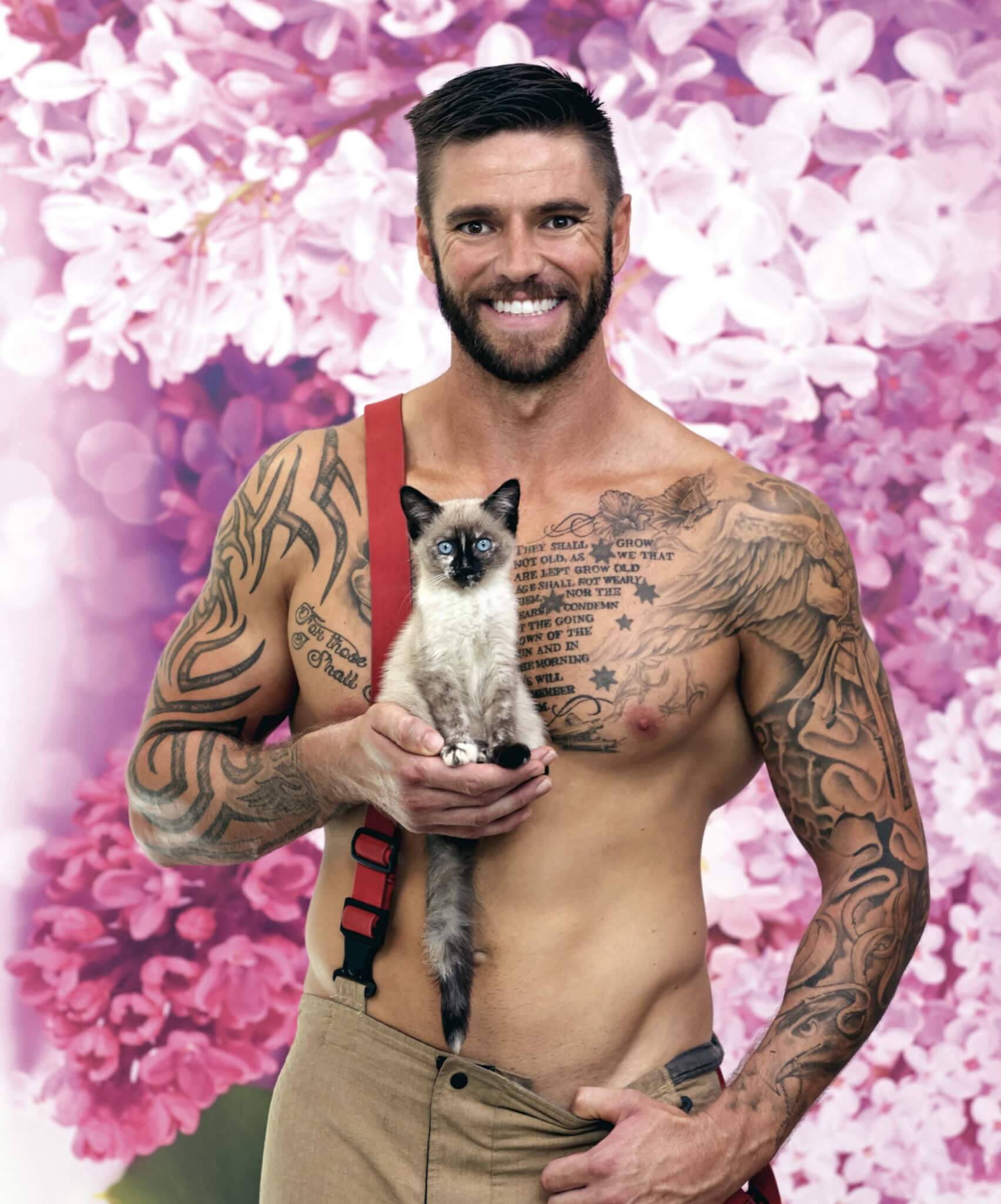Mitch Evans & Maci - Australian Firefighters Calendar - CAT Calendar