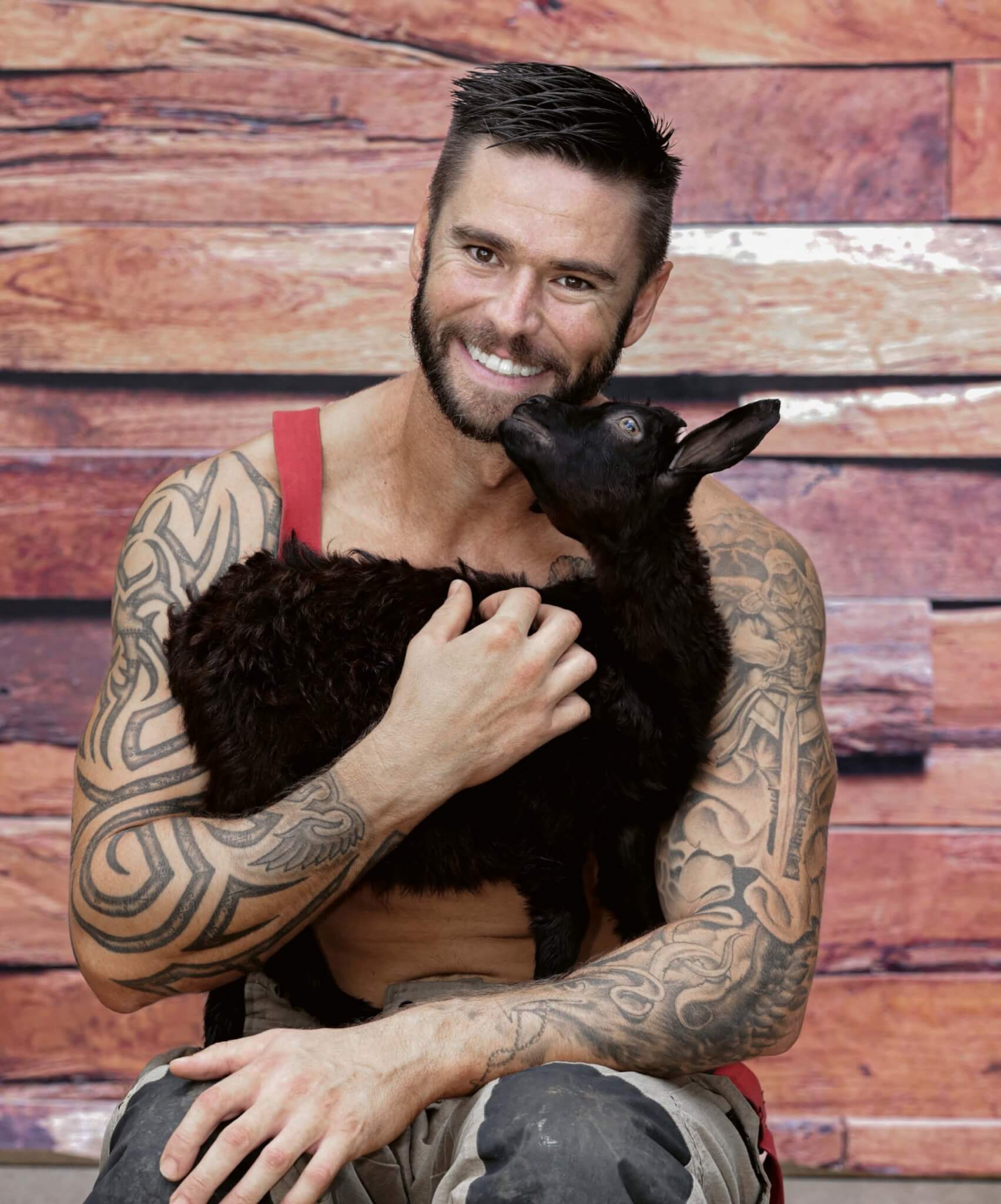 Mitch Evans & Princess - Australian Firefighters Calendar - MIXED ANIMAL Calendar