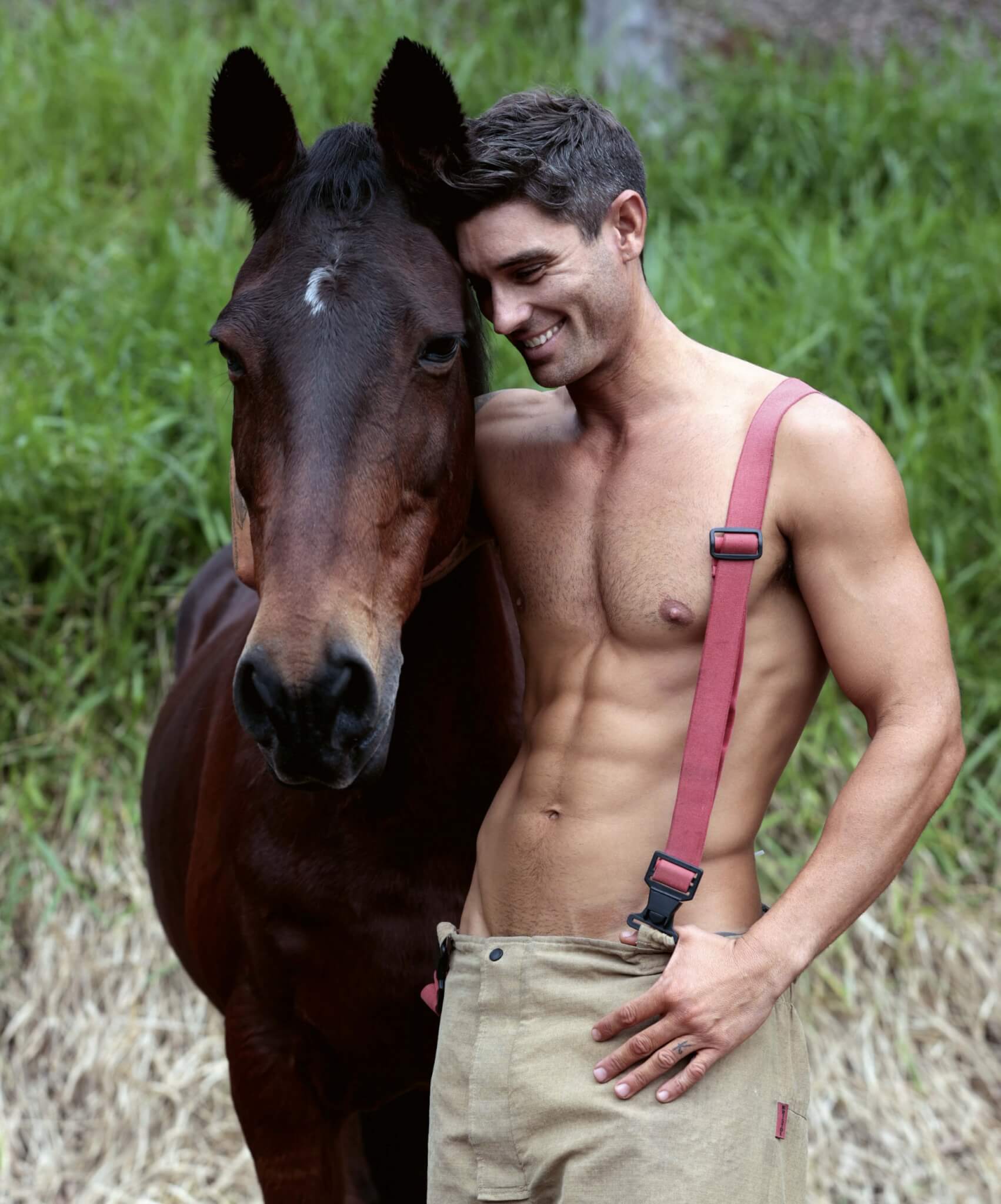 Richard McCluskey & Claire - Australian Firefighters Calendar - HORSE Calendar